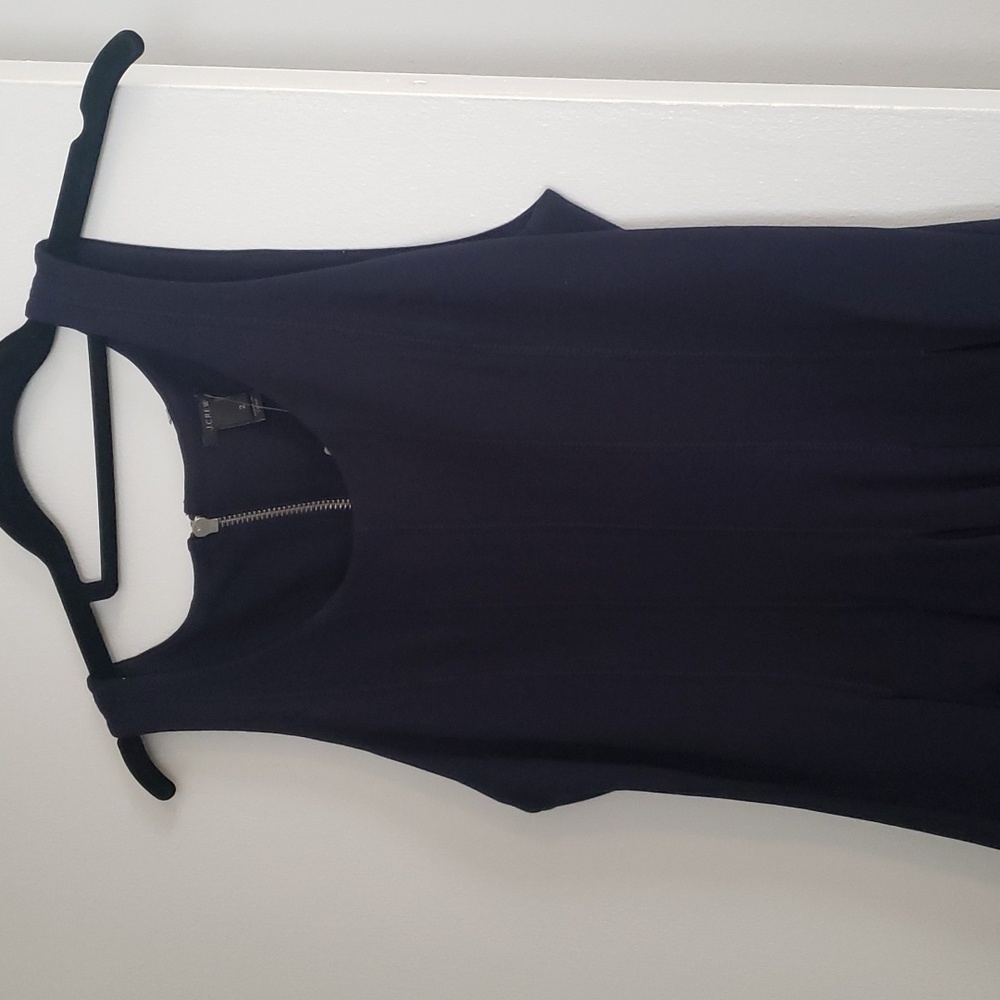 Jcrew Scuba Knit Navy dress